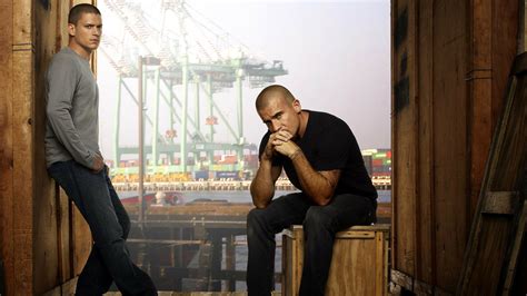 Prison Break HD Wallpaper Featuring Michael Scofield and Lincoln Burrows