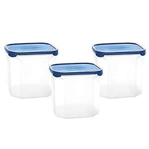 Buy Cello Modustore Square Storage Containers, 4L, Safe Plastic, Set of ...