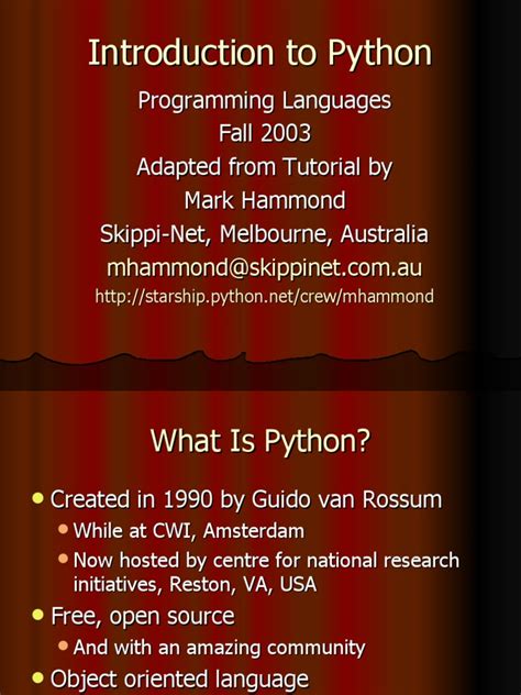 Image result for Python Programming Lecture Notes PPT