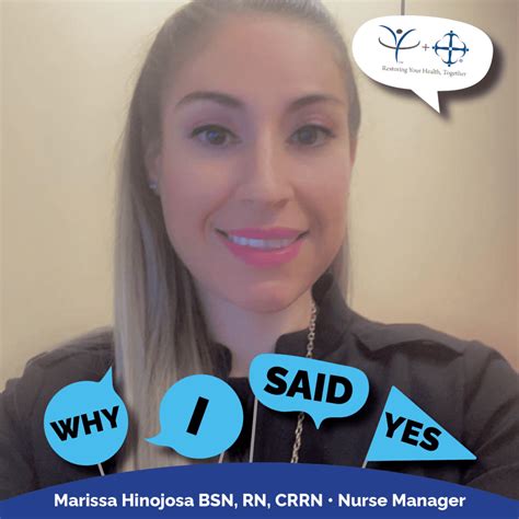 Why I Said Yes: Marissa Hinojosa | South Texas Rehabilitation Hospital