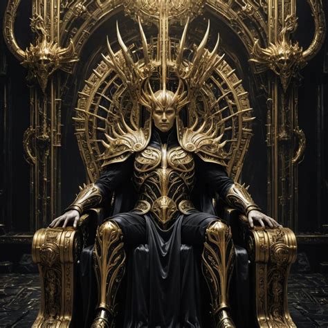 God-Emperor on Golden Throne - Warhammer 40K Inspired