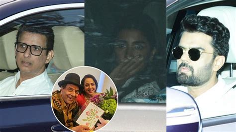 Dharmendra Prayer Meet: Hema Malini, Bobby Deol, SRK's Son Aryan ...