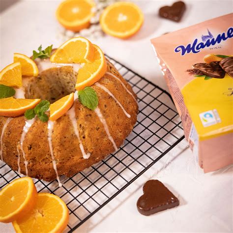Manner Orangen-Grieß-Kuchen mit Orangen Herzen - manner.com — AT