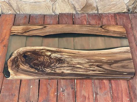 Handmade Live edge table, resin river, epoxy table, slab India | Ubuy