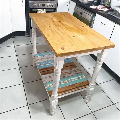 Rustic Kitchen Work Tables YRLLENSDAN 3 Tier Rustic Kitchen Island,