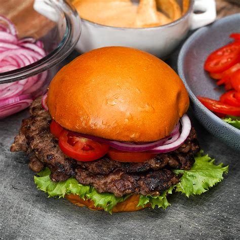 Perfect Homemade Burgers At Home, From Scratch