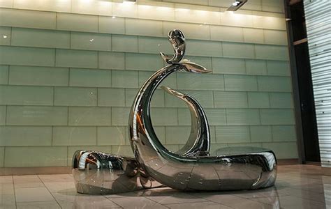不锈钢海豚雕塑|手工艺|工艺品设计|凯亮不锈钢雕塑 - 原创作品 - 站酷 (ZCOOL)
