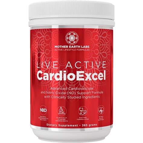 Mother Earth Labs Live Active CardioExcel Powder - Spirit of Health Store