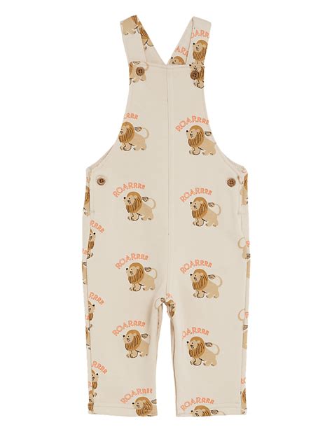 Buy Cotton Rich Lion Dungarees at Marks & Spencer
