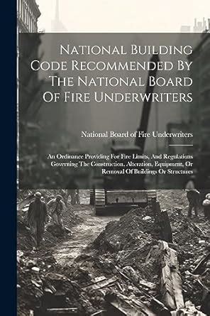 Buy National Building Code Recommended By The National Board Of Fire ...