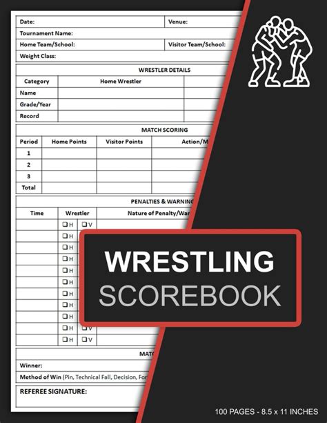 Image result for Wrestling ScoreBook