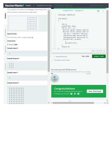 Image result for Java Pattern HackerRank Solution