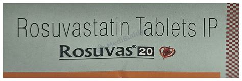 Rosuvas 20 Tablet: Price, Uses, Side Effects & How to Use - MediBuddy