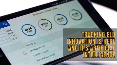 Trucking ELD Innovation is Here and It Is Artificial Intelligence