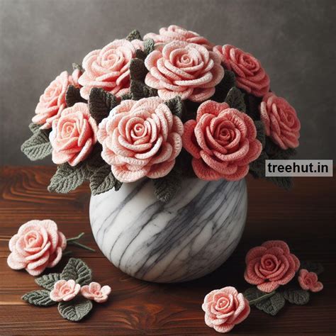 How can I create different types of crochet roses from scratch? Crochet ...