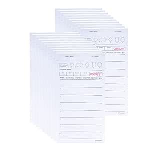 DGBDPACK Guest Check Pads EP-3616WP-1 (20 Pads), Total 1000 White ...