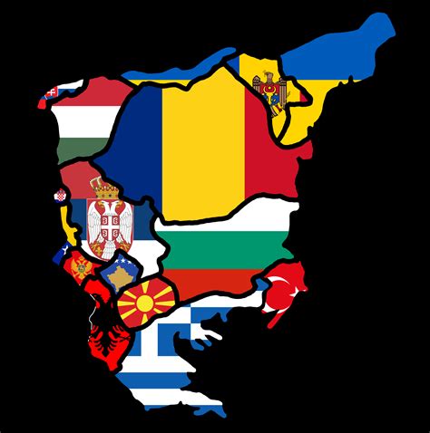 Bulgarian empire flag map overlapped on modern borders. (927 AD) : r/MapPorn