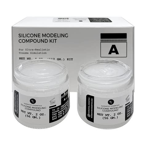 Buy Narrative Cosmetics Silicone Modeling Compound Kit, Professional ...