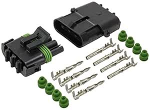 Fastronix Solutions 4 Pin Weather Pack Connector Kit : Amazon.in: Car ...