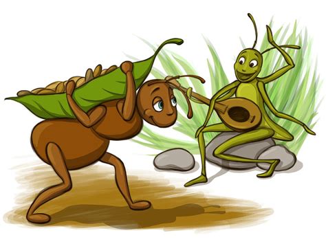 Grasshopper and the ant – Artofit