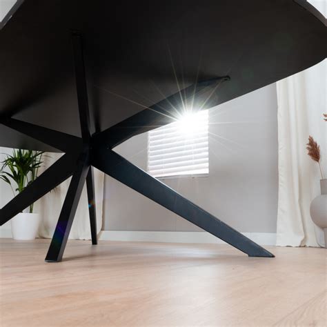 Tischgestell Torben Metall schwarz 180 x 80 cm - Gratis Retoure