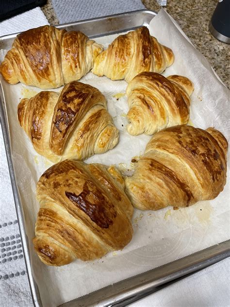 First time croissants from Claire’s recipe. : r/clairesaffitz