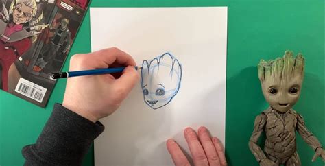 Image result for Groot Drawing