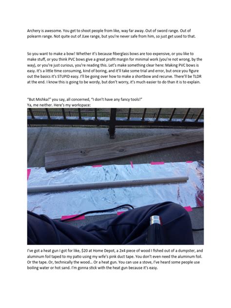 Image result for Build a PVC Bow