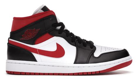 Air Jordan 1 Retro Mid "Gym Red Black White" – FCS Sneakers
