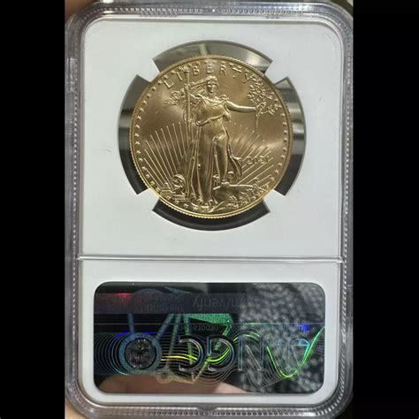 2021 Gold Eagle Family of Eagles T-1 Mint Error MS 69 Reverse Minor Struck Thru - IDC COIN & BULLION