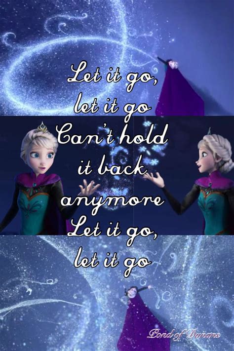Frozen Sayings Let It Go