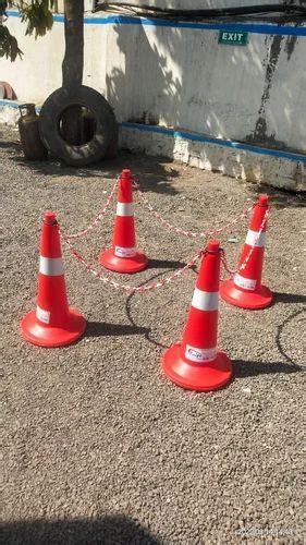 Road Safety Products - Red & Yellow 2m LLDPE Water Fillable Road Safety ...