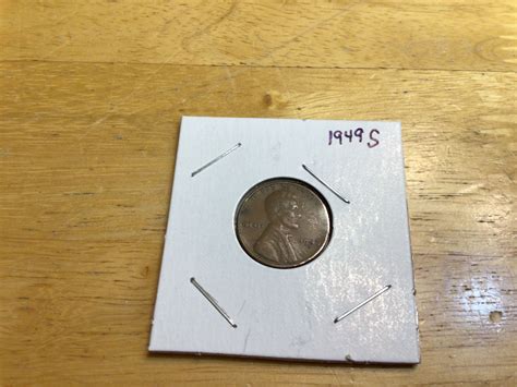1949-S Lincoln Wheat Penny, Circulated-good Condition, Free shipping ...