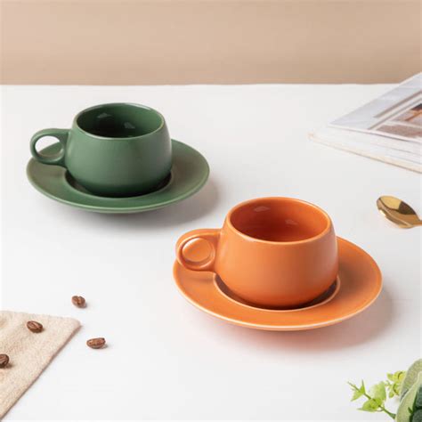 Sage Green Cup Set 100 ml Online - Premium Tea Cup | Nestasia