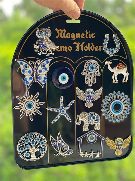 Buy BLUE BEADS Home & Decor Magnets Multi Design Turkish Evil Eye ...