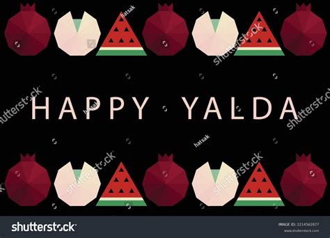 Illustration Vector Concept Happy Yalda Night Stock Vector (Royalty Free) 2214562877 | Shutterstock