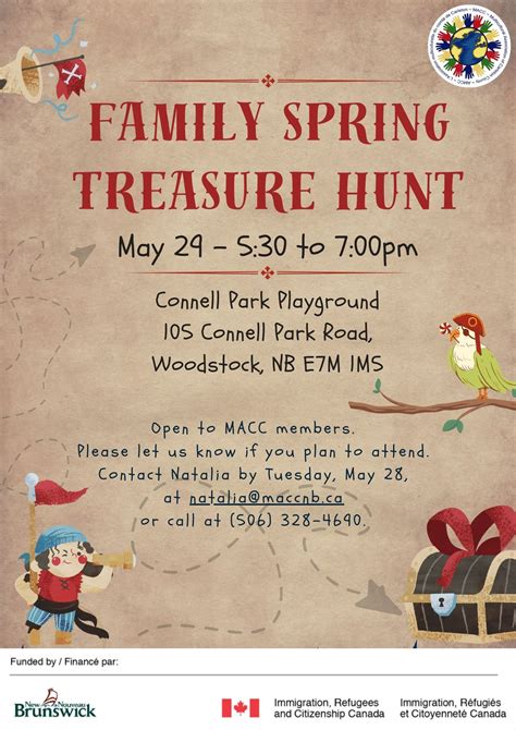 ?FAMILY SPRING TREASURE HUNT?, Connell Park Playground, 105 Connell Rd ...