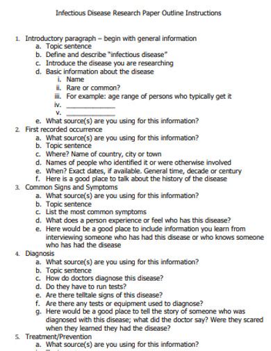 Image result for Research Paper Outline Format