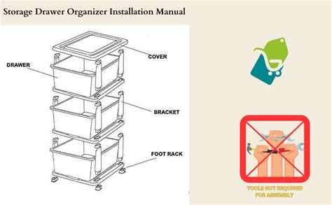 JIALTO Plastic Drawers Storage - Versatile Storage Drawer for ...