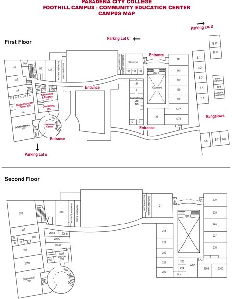 Foothill Campus Location/Maps - PCC's Noncredit Division - Pasadena ...
