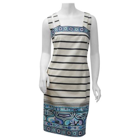Emilio Pucci 1960s Vintage Silk Jersey Dress For Sale at 1stDibs