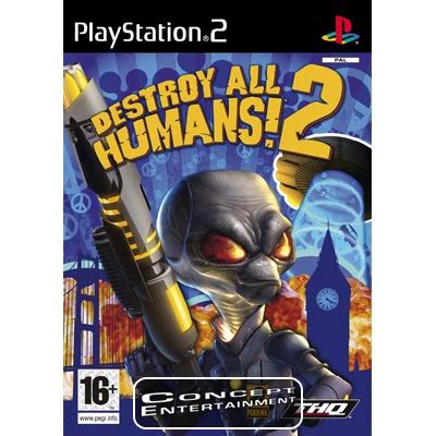 Image result for Destroy All Humans 2 PS2 Multiplayer