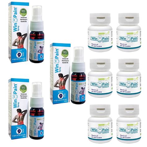 WinOPain Fast and Long-Lasting Pain Relief Spray (Pack of 3, 30ml Each ...