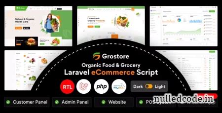 GroStore v1.0 - Food & Grocery Laravel eCommerce with Admin Dashboard ...