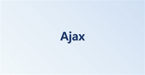 Image result for HTTP AJAX/JSON