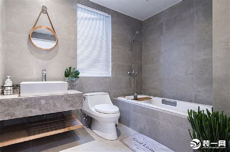 北欧风格80平米小户型复式楼卫生间浴室装修效果图-家居美图_装一网装修效果图