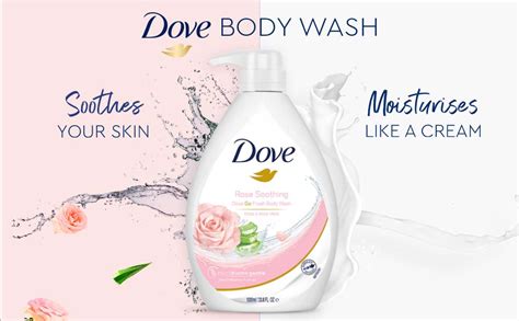 Buy Dove Soothing Rose & Aloe Vera Body Wash for Replenished Skin ...