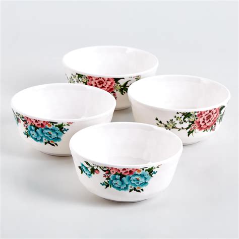 Buy Corsica Set of 4 Melamine Printed Bowl - 250ml from Corsica by Home ...