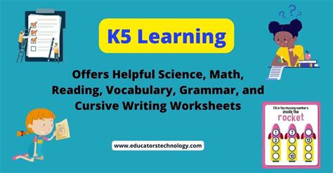 Image result for K5 Learning Worksheets