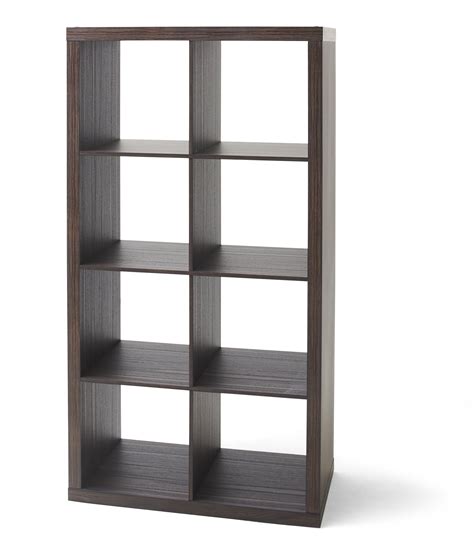 Better Homes & Gardens 8-Cube Storage Organizer, Tobacco Oak - Walmart.com